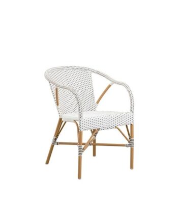 Sika-design Madeleine Exterior Caféstol Hvid Almond