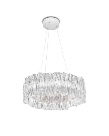 Slamp Accordéon Pendel Transparent Hvid