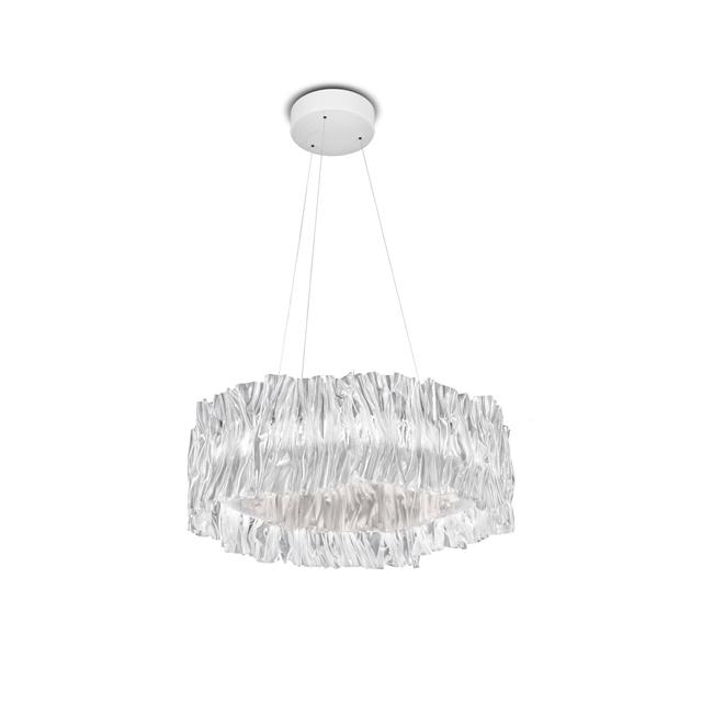 Slamp Accordéon Pendel Transparent Hvid