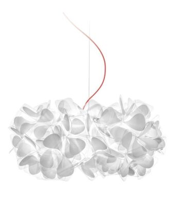 Slamp Clizia Mama Non Mama Pendel Hvid Rød Wire