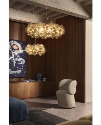 Slamp Clizia Mama Non Mama Pendel Lille Guld Transparent Wire