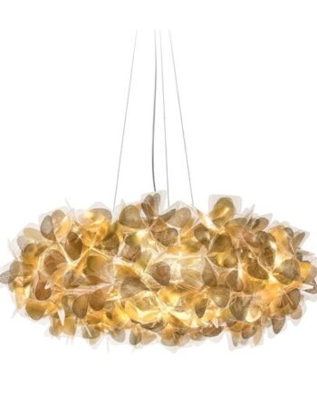Slamp Clizia Mama Non Mama Pendel Stor Guld Transparent Wire