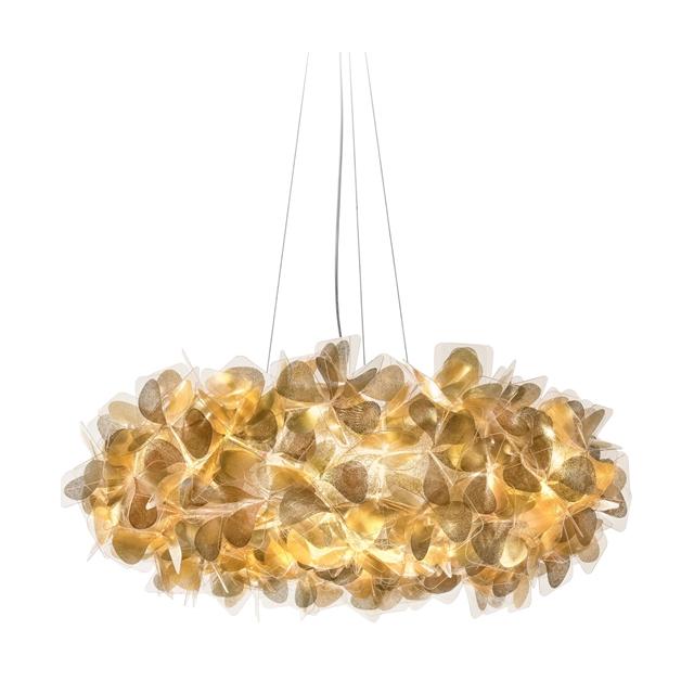 Slamp Clizia Mama Non Mama Pendel Stor Guld Transparent Wire