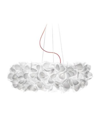 Slamp Clizia Mama Non Mama Pendel Stor Hvid Rød Wire