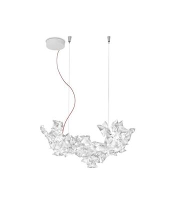 Slamp Hanami Pendel Lille Transparent Rød Wire