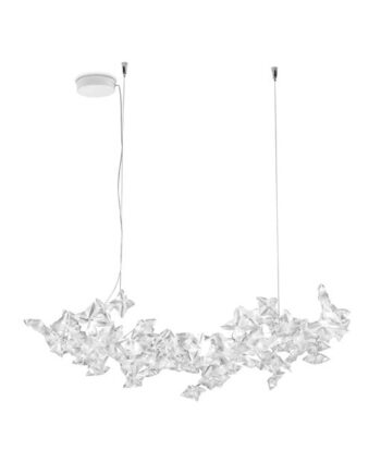 Slamp Hanami Pendel Stor Transparent Transparent Wire