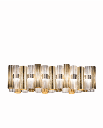 Slamp La Lollo Linear Pendel 100 Guld