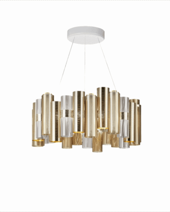 Slamp La Lollo Pendel   Guld