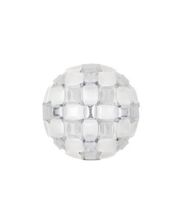 Slamp Mida Væg Loftlampe Medium Hvid Sølv