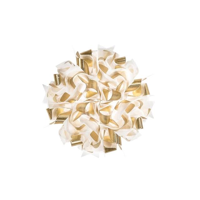 Slamp Veli Aurea Væg Loftlampe Medium Hvid Guld