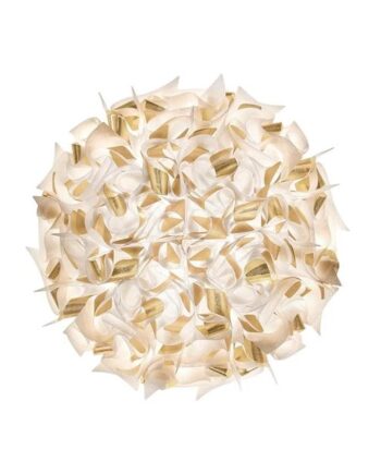 Slamp Veli Aurea Væg Loftlampe Stor Hvid Guld