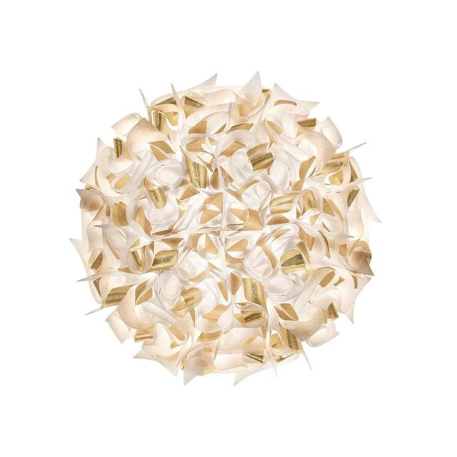 Slamp Veli Aurea Væg Loftlampe Stor Hvid Guld