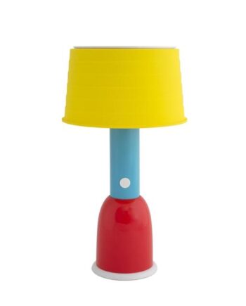 Sowden Pl3 Bordlampe Med Dual Functionality Gul Rød