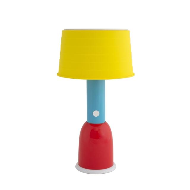 Sowden Pl3 Bordlampe Med Dual Functionality Gul Rød