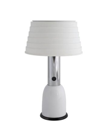 Sowden Pl3 Bordlampe Med Dual Functionality Hvid Krom