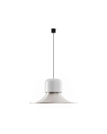 Stilnovo Campana Pendel Glossy Gray Aluminium