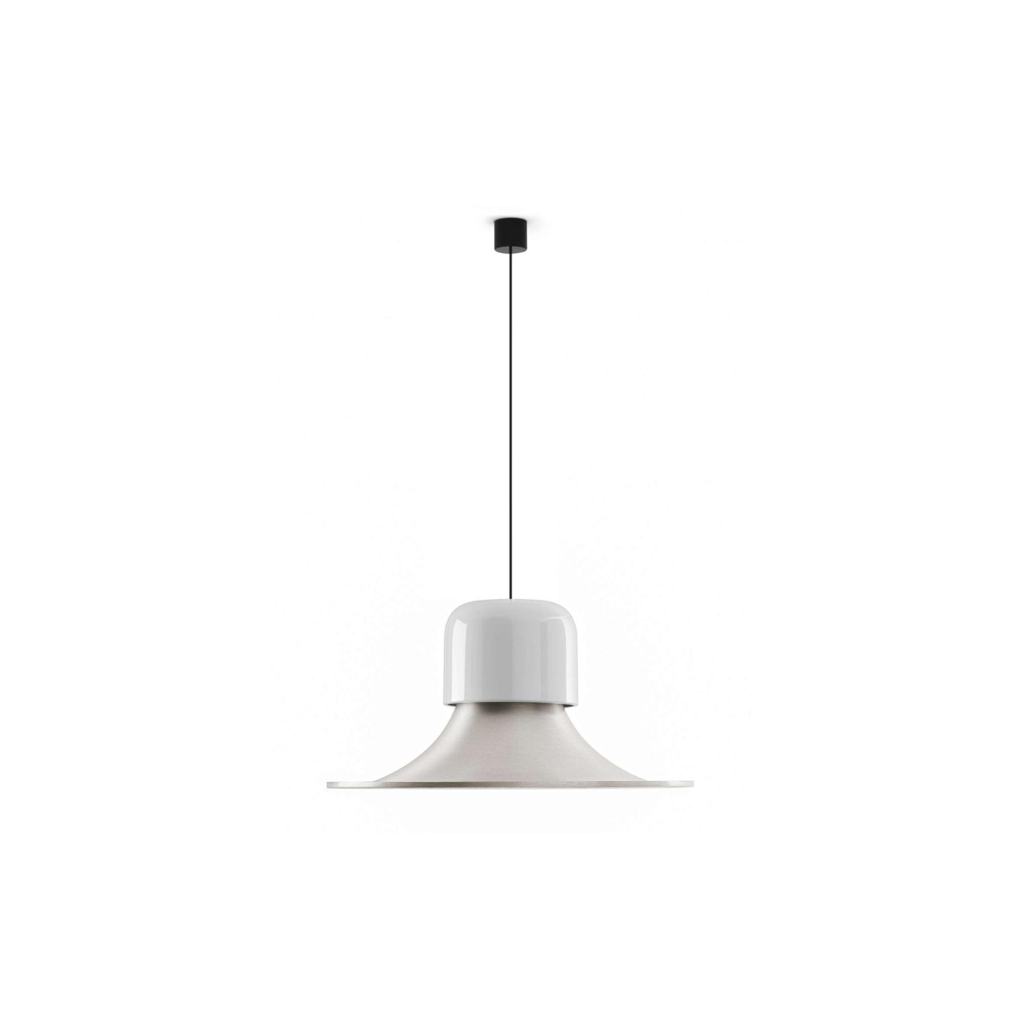 Stilnovo Campana Pendel Glossy Gray Aluminium
