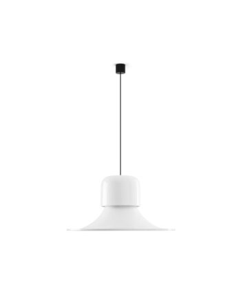 Stilnovo Campana Pendel Glossy Gray Hvid
