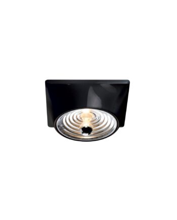 Stilnovo Goletta Væglampe Glossy Black Transparent