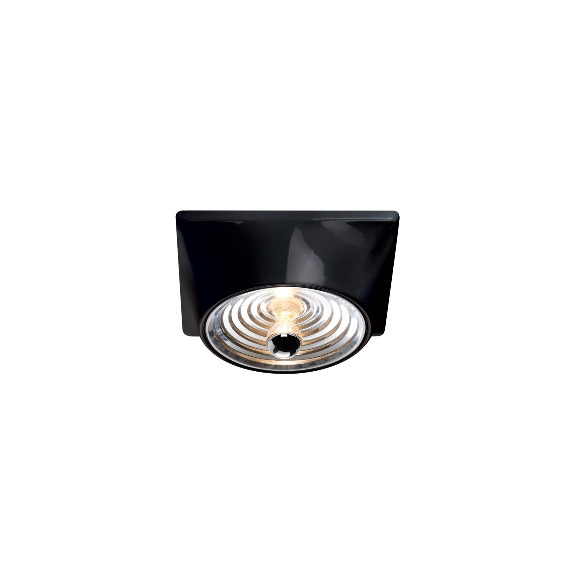 Stilnovo Goletta Væglampe Glossy Black Transparent