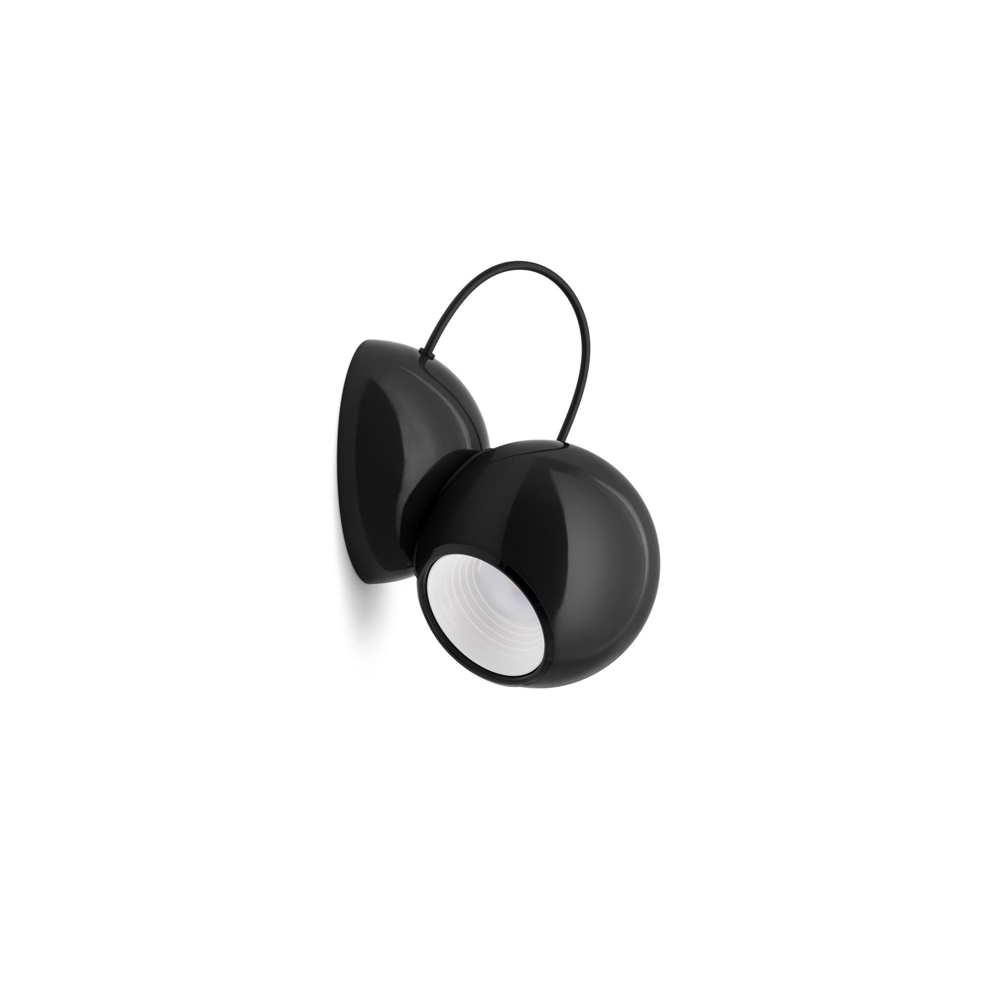 Stilnovo Gravitino Væglampe Glossy Black