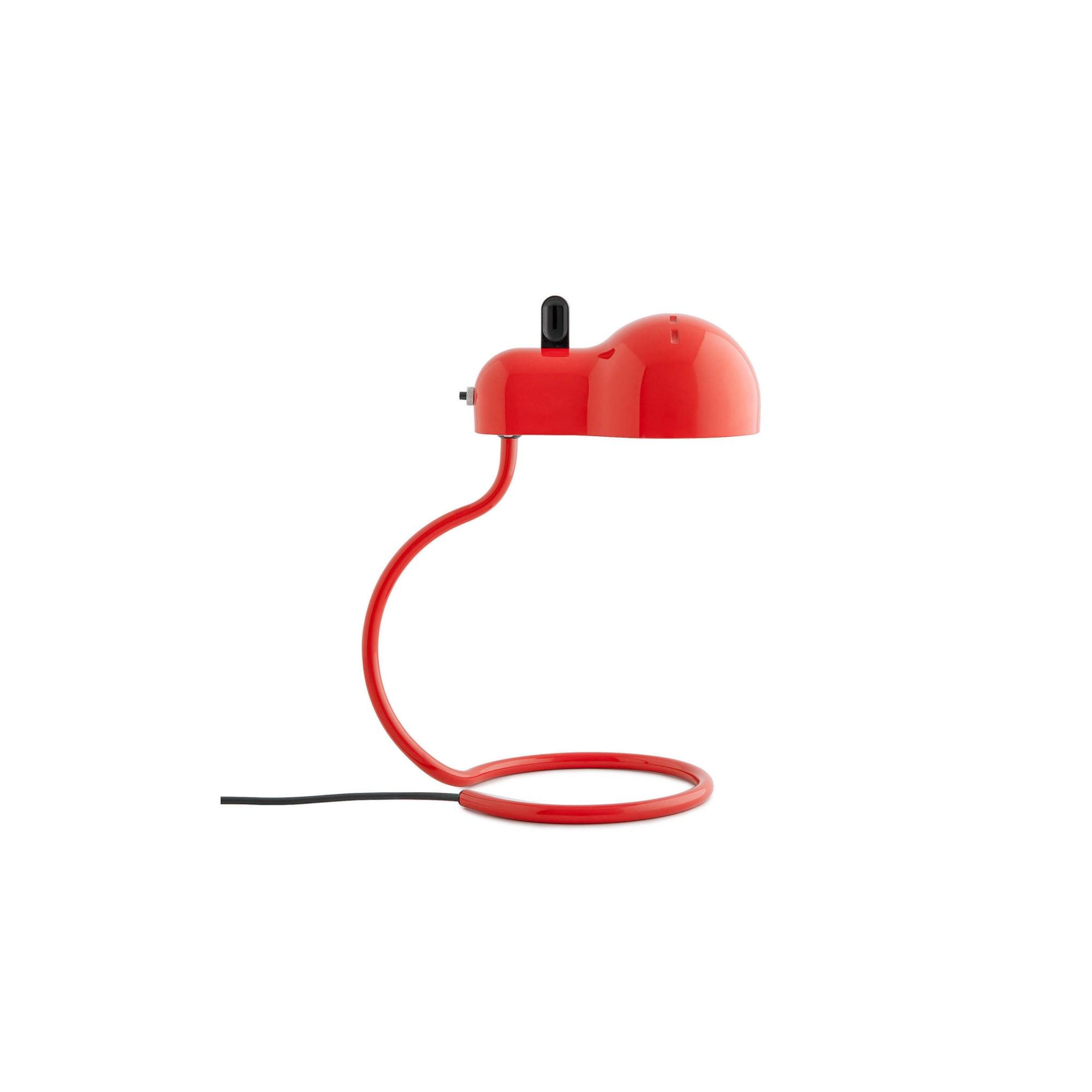 Stilnovo Minitopo Special Edition Bordlampe Hvid Rød