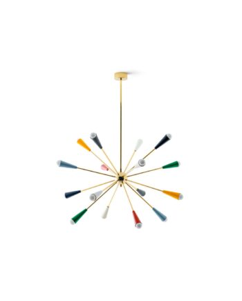 Stilnovo Sputnik Pendel 16 Guld Multi