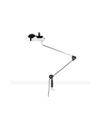 Stilnovo Topo Morsetto Bordlampe Krom
