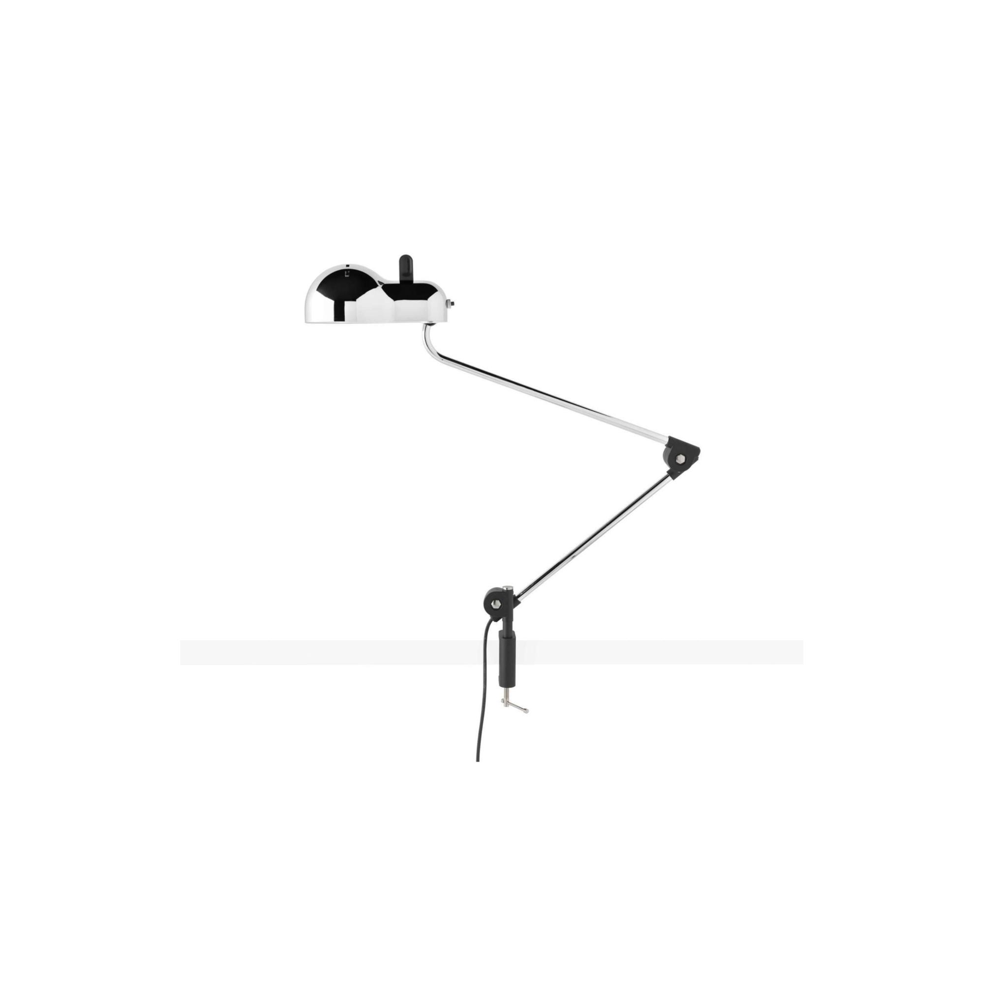 Stilnovo Topo Morsetto Bordlampe Krom