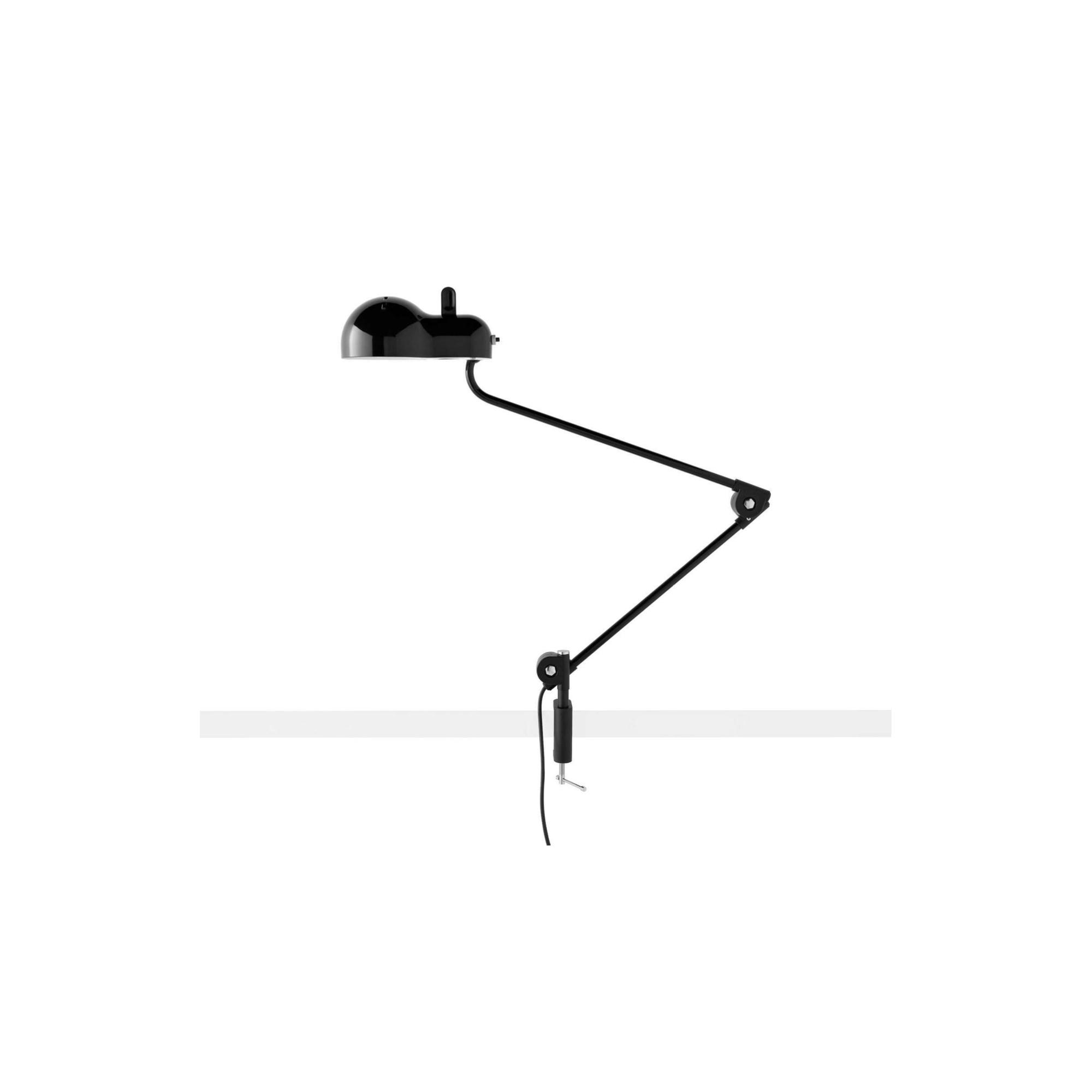 Stilnovo Topo Morsetto Bordlampe Sort