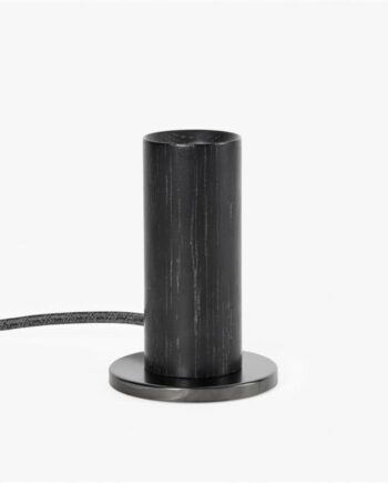 Tala Knuckle Bordlampe Egetræ Sort