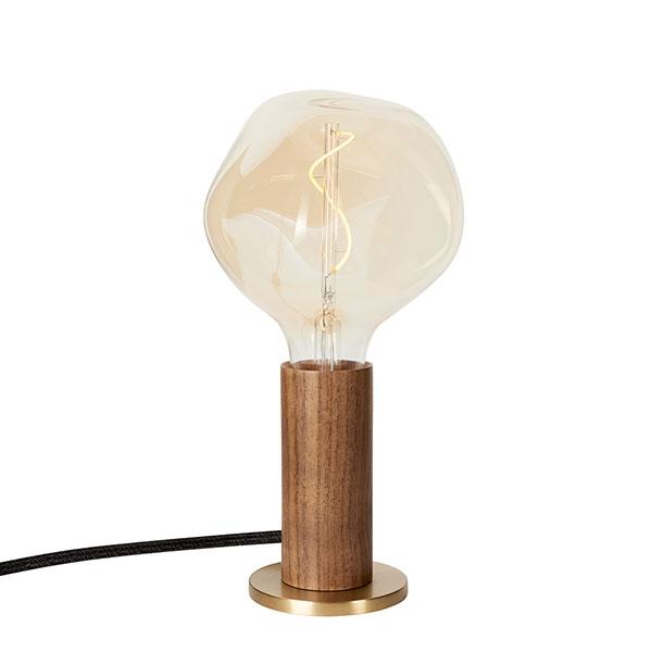 Tala Knuckle Bordlampe Valnød Med Voronoi- Pære