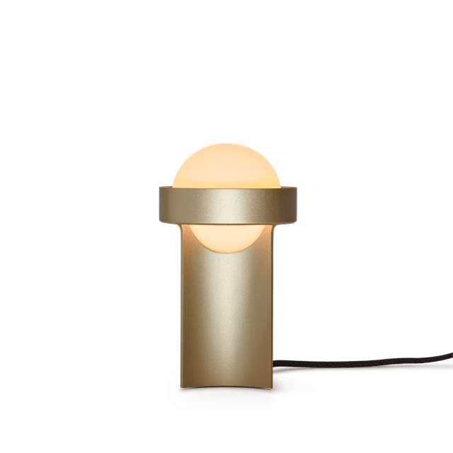 Tala Loop Bordlampe Lille Guld Med Sphere Iii