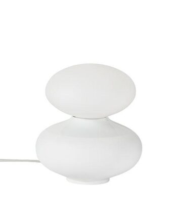 Tala Reflection Oval Bordlampe Hvid