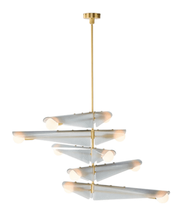 Tala Sycamore   Loftlampe Messing Dawn Grey
