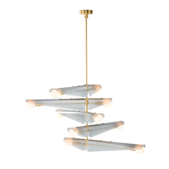 Tala Sycamore Loftlampe Messing Dawn Grey