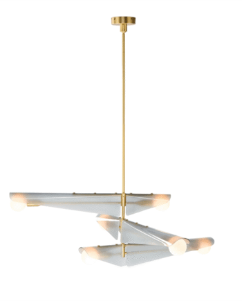 Tala Sycamore   Loftlampe Messing Dawn Grey