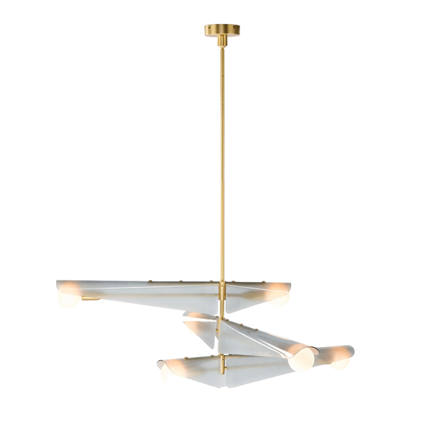 Tala Sycamore Loftlampe Messing Dawn Grey