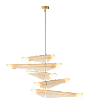 Tala Sycamore   Loftlampe Messing Dusk Pink