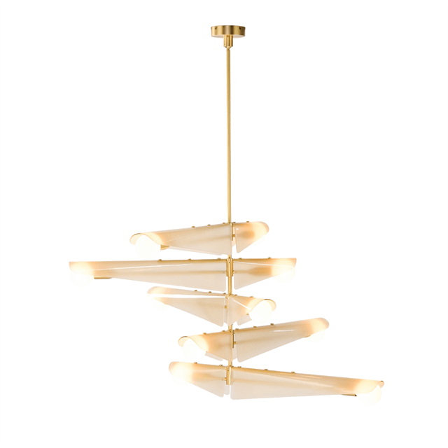 Tala Sycamore Loftlampe Messing Dusk Pink
