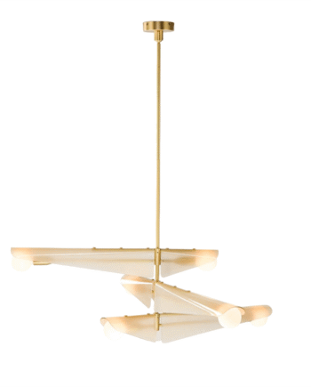 Tala Sycamore   Loftlampe Messing Dusk Pink