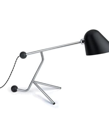 Tato Beghina Bordlampe Mat Sort   Krom
