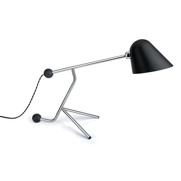 Tato Beghina Bordlampe Mat Sort Krom