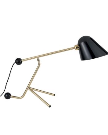 Tato Beghina Bordlampe Sort   Messing