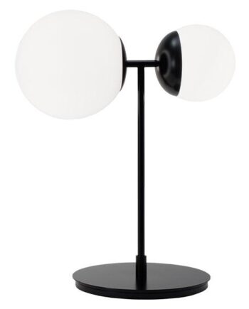 Tato Biba Bordlampe Hvid   Mat Sort