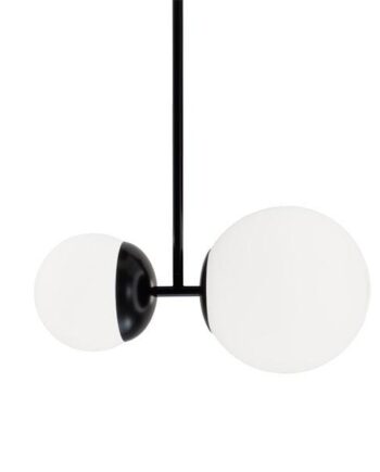Tato Biba Pendel 120cm Mat Sort   Hvid