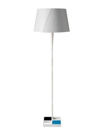 Tato De-lux D4 Gulvlampe Blå   Mat Hvid