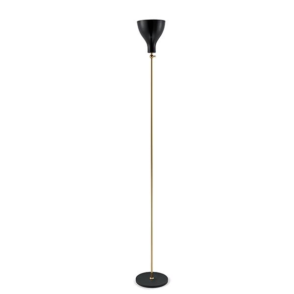 Tato Lady Gulvlampe Messing Sort Lige