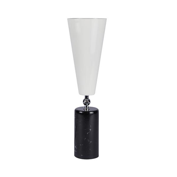 Tato Vox Bordlampe Sort Marmor Krom Hvid Stor