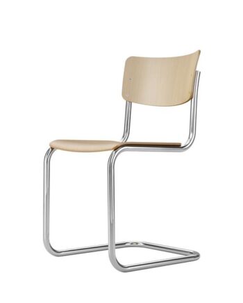 Thonet   43 Cantilever Spisebordsstol Krom Bøgetræ